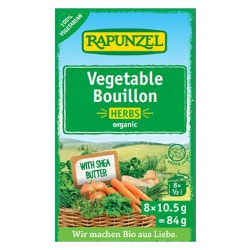 Rapunzel Organic Vegetable Stock Cubes Herb 8 Pack
