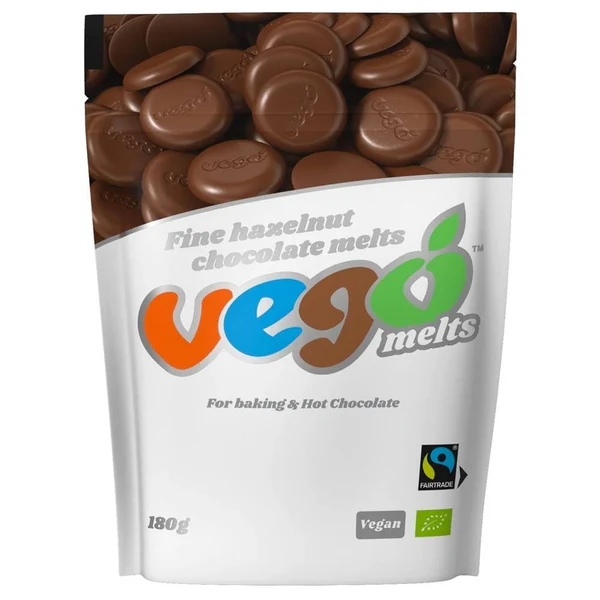 Vego Fine Hazelnut Chocolate Melts 180g