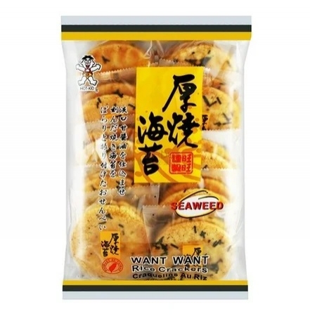 Want Want Rice Crackers Seaweed 160g