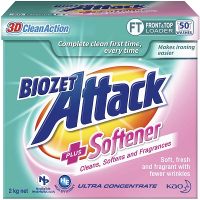 Biozet Attack With Softner Powder 2kg