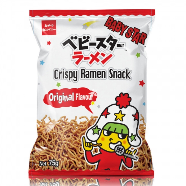 Baby Star Crispy Ramen Snack Original 75g