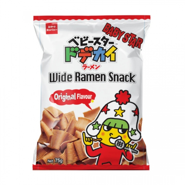 Baby Star Wide Ramen Snack Original 75g