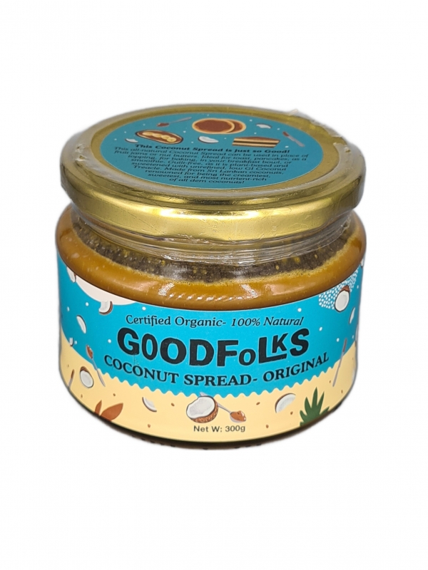 Good Folks Organic Coconut Spread Original 300g