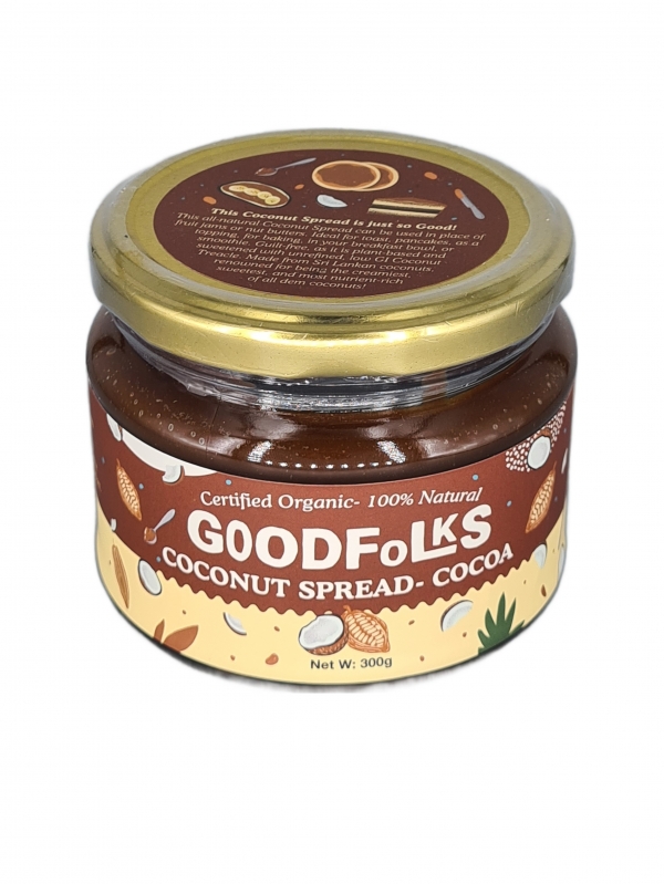 Good Folks Organic Coconut Spread Cocoa 300g