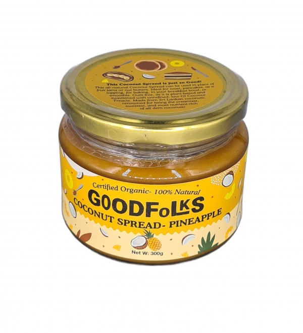 Good Folks Organic Coconut Spread Pineapple 300g
