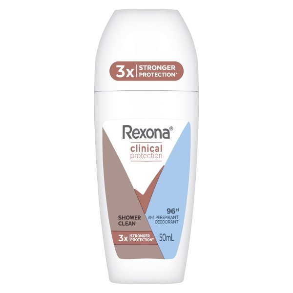 Rexona Anti Perspirant Roll On Clinical ProtectionShower Clean 50ml