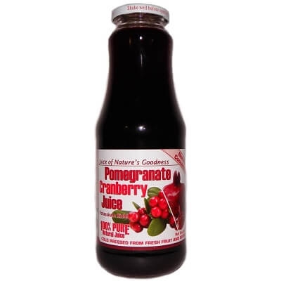 Nature's Goodness 100% Pomegranate & Cranberry Juice 1lt