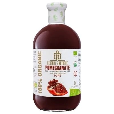 Georgia's Natural Cold Pressed Organic Pomegranate Juice 1lt