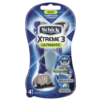 Schick Xtreme 3 Ultimate Disposable Razors 4 Pack