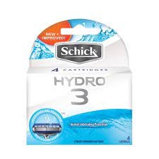 Schick Hydro 3 Cartridge 4 Pack