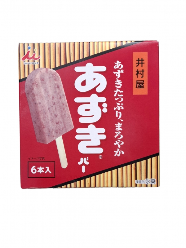 Box Ice Bars Red Bean 6 Pack 390ml