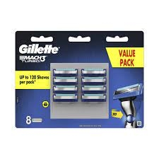 Gillette Mach 3 Turbo Cartridges 3D 8 Pack
