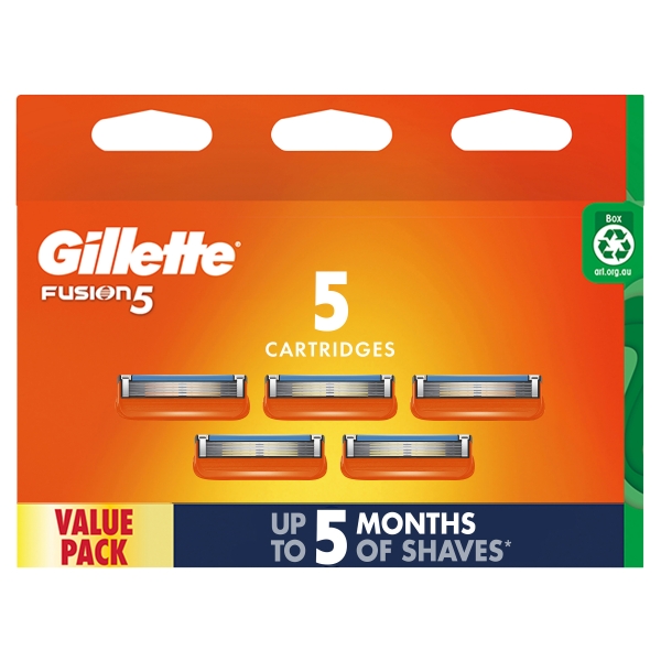 Gillette Fusion5 Razor Blade Refills 5 Pack