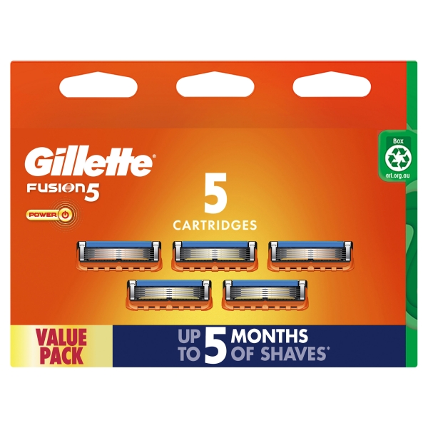 Gillette Fusion5 Power Cartridges 5 Pack