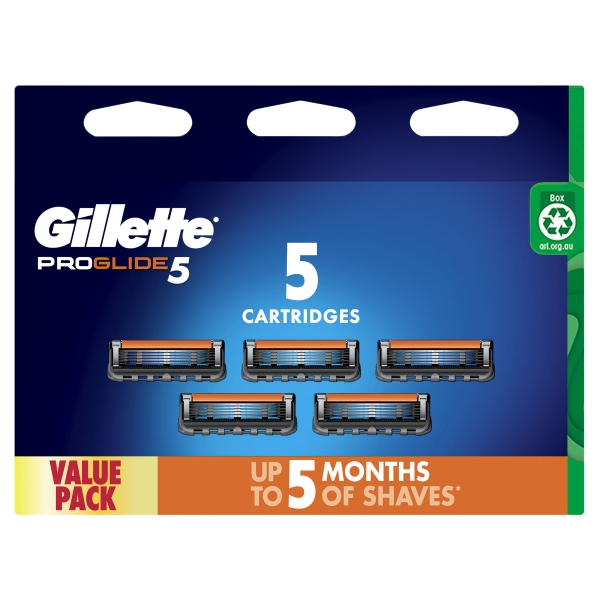 Gillette ProGlide Manual Cartridges 5 Pack