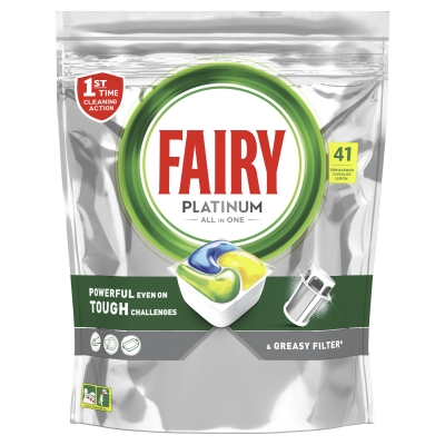 Fairy Dishwasher Tablets Platinum Plus Expert 41 Pack