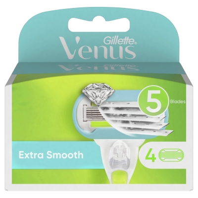 Gillette Venus Extra Smooth Razor Blade Refills 4 Pack