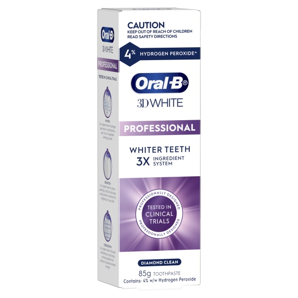 Oral-B Toothpaste 3D White Professional Diamond Clean 85g