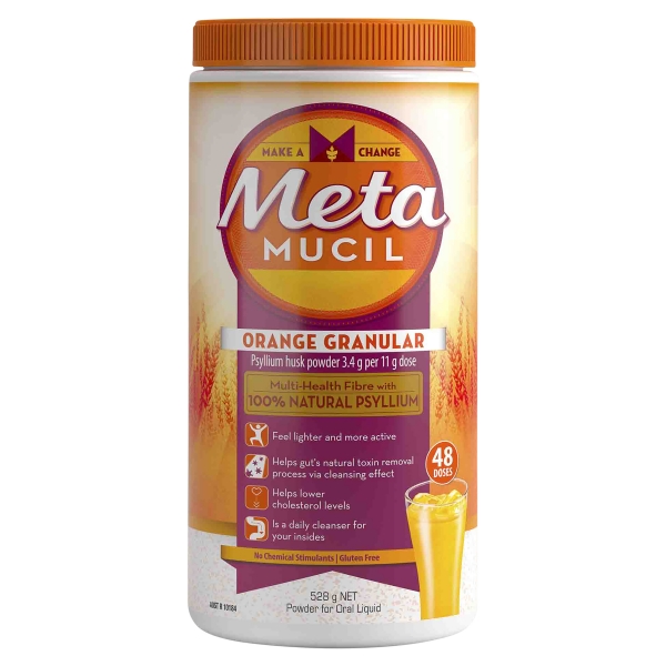 Metamucil Fibre Supplement Granules Orange 528g
