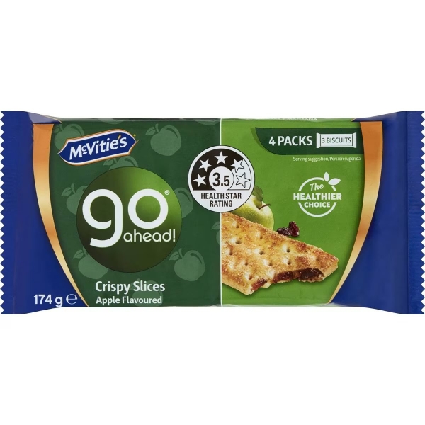 McVities Go Ahead Sultana & Apple 174g