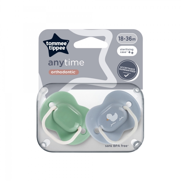 Tommee Tippee Anytime Soother 18- 36 Months 2 Pack