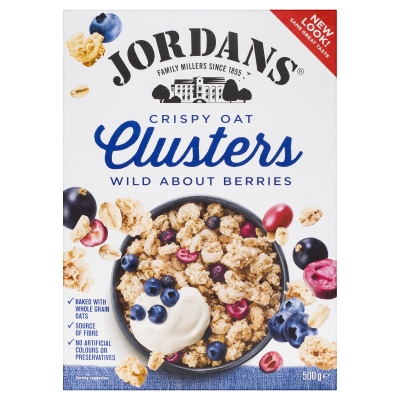 Jordans Crispy Oat Clusters Wild Berries 500g