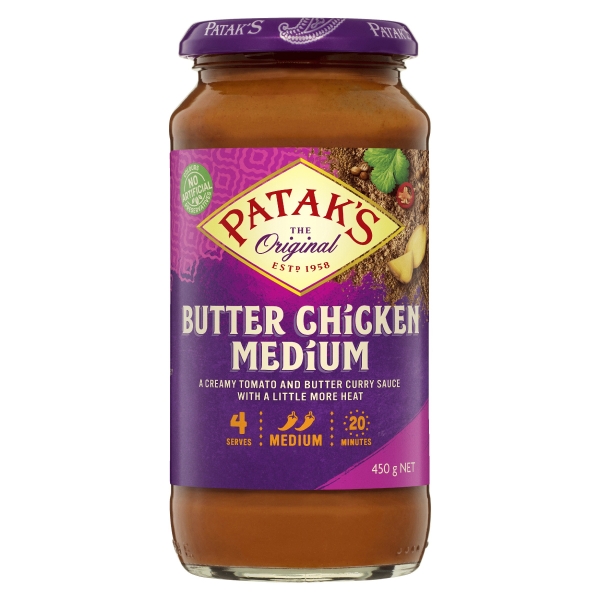 Patak's Simmer Sauce Butter Chicken Medium 450g