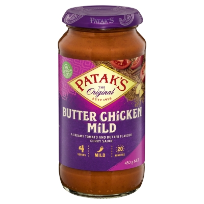 Patak's Simmer Sauce Butter Chicken Mild 450g