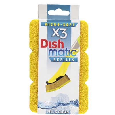 Dishmatic Refill Micro Soft 3 Pack