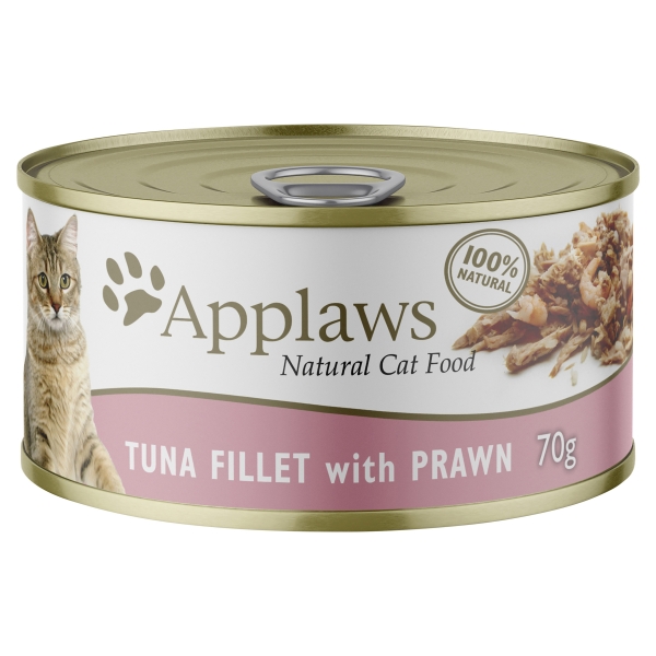 Applaws Cat Food Tuna Fillet With Prawn 70g