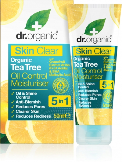 Dr Organic Skin Clear Tea Tree Oil Control Moisturiser 50ml
