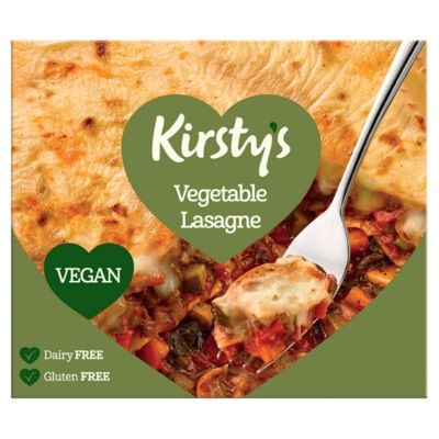 Kirsty's Vegan Gluten Free Frozen Vegetable Lasagne 300g