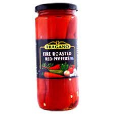 Tragano Roasted Red Peppers 480g