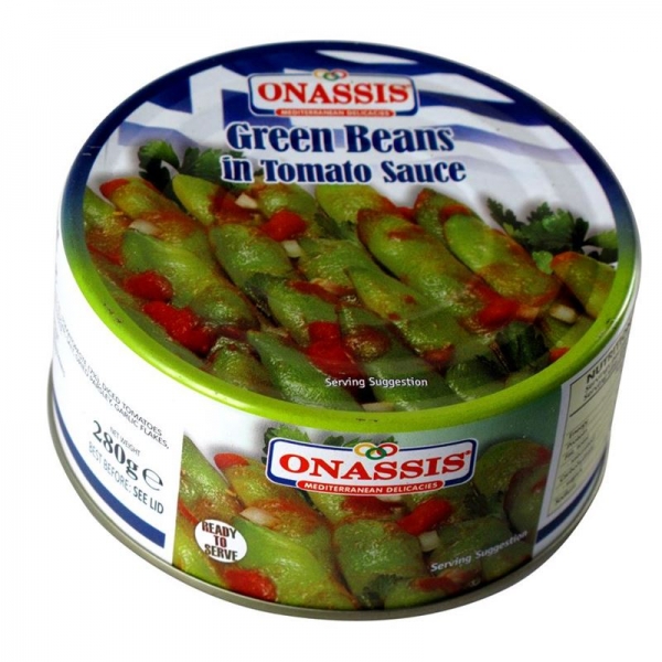 Onassis Green Beans In Tomato Sauce 280g