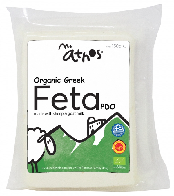 Mt Athos Organic Feta PDO 150g