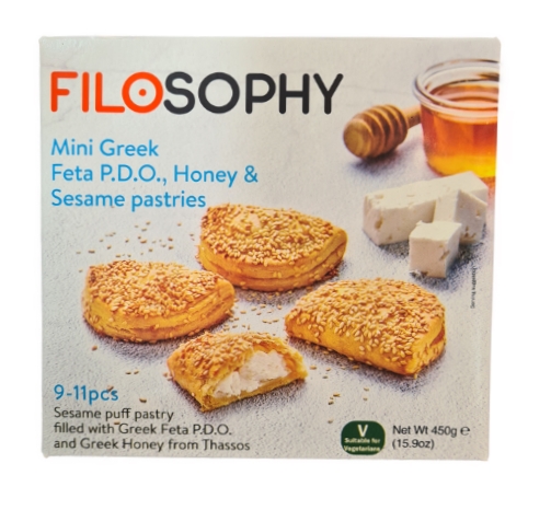 Filosophy Mini Greek Feta PDO Honey & Sesame 450g