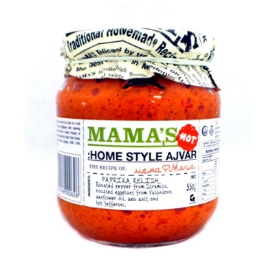 Mamas Hot Home Style Ajvar Papriks Relish 550g