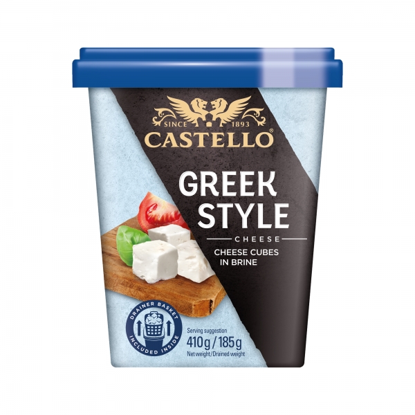 Castello Fetta Cubes In Brine 410g 