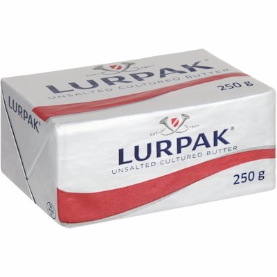 Lurpak Butter Pat Unsalted 250g