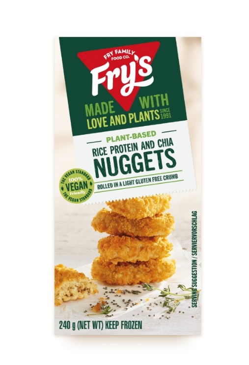 Fry's Plant-Based Rice Protein & Chia Seed Nuggets 240g