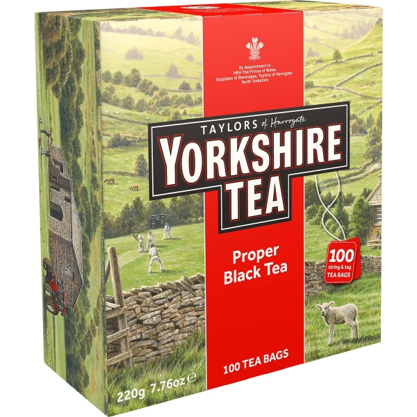 Taylors of Harrogate Yorkshire Teabags Classic 100 Pack 220g