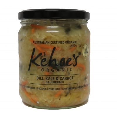 Kehoe's Kitchen Dill Carrot & Kale Sauerkraut 410g