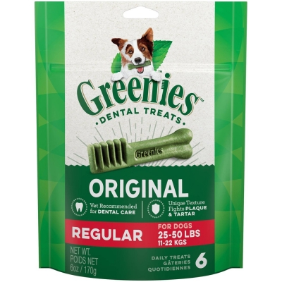 Greenies Dental Treats Regular Original 6 Pack 170g