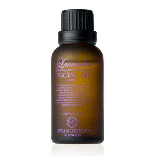 Springfields 100% Botanical Facial Oil Blend Lavender 30ml