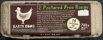 Earth Eggs Free Range 700g