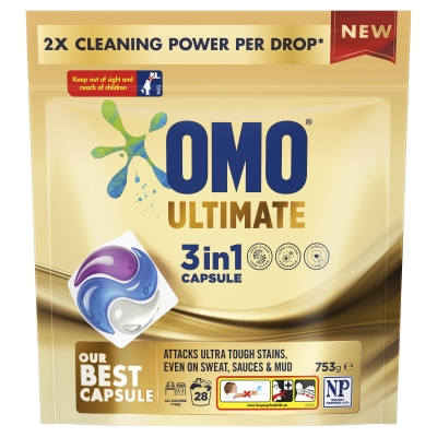Omo Ultimate Laundry Capsules 28 Pack