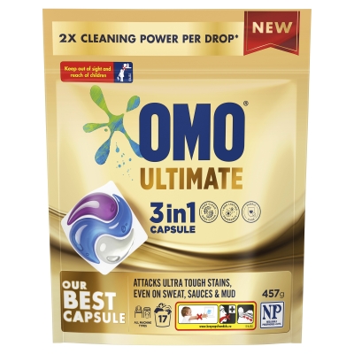 Omo Ultimate Laundry Capsules 17 Pack