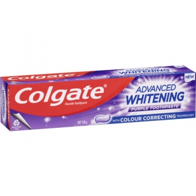 Colgate Toothpaste Advanced Whitening Purple 120g