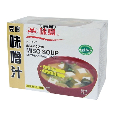 Aijshima Soup Miso Bean Curd 6g