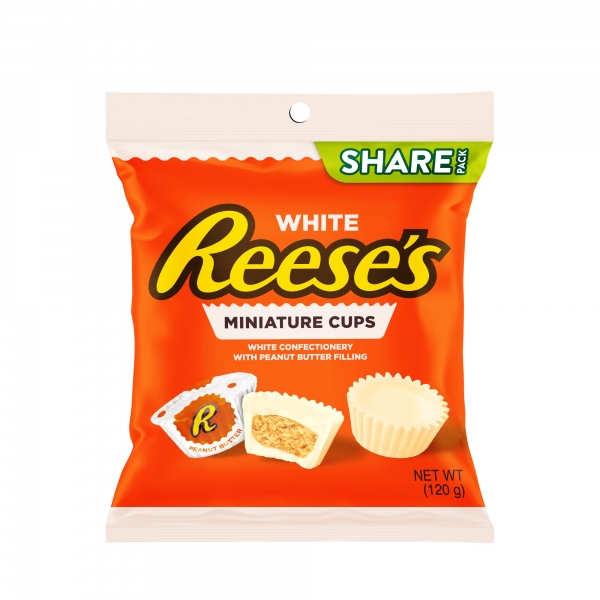 Reese's Peanut Butter Cups Miniatures White 120g